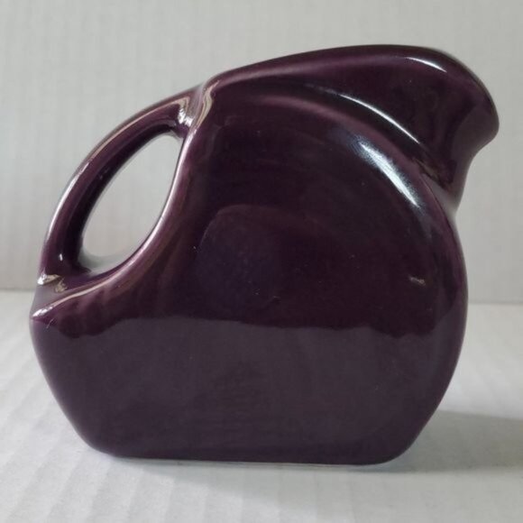 Fiestaware Fiesta CERAMIC Small Mini Disk Pitcher CARAFE Mulberry Purple 5 OZ - Picture 4 of 15